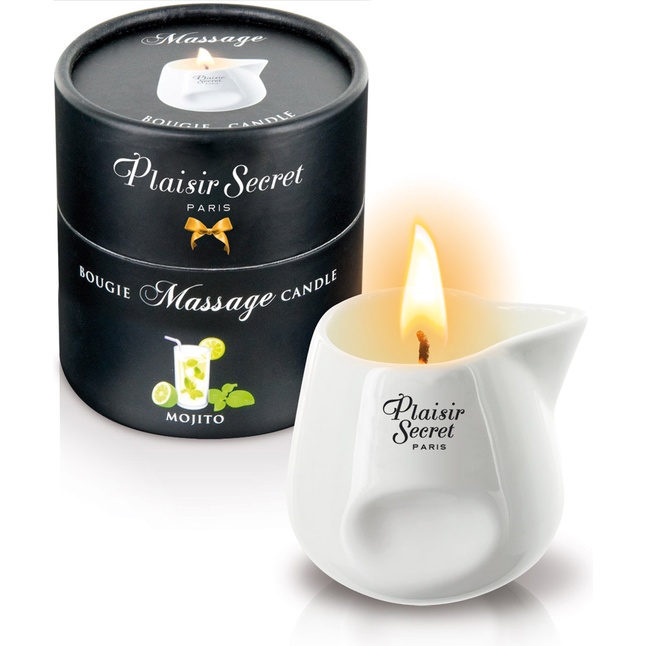 Массажная свеча с ароматом мохито Bougie de Massage Mojito - 80 мл