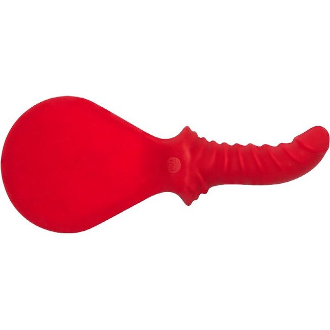 Красный силиконовый пэддл BÜCK DICH с рукоятью-фаллосом для стимуляции точки G или простаты