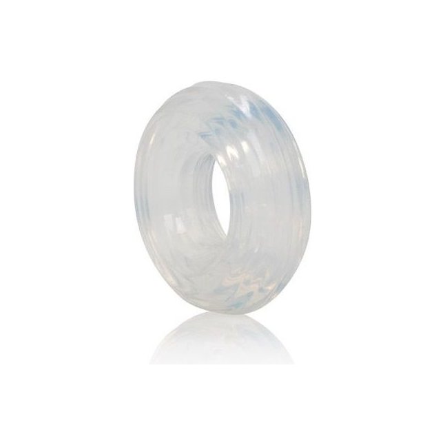 Прозрачное эрекционное кольцо Premium Silicone Ring Medium - Rings!. Фотография 2.