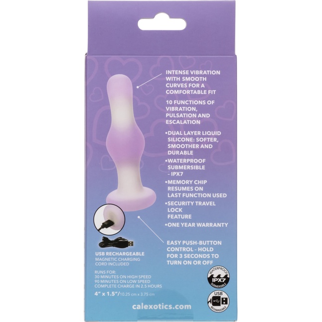 Сиреневая вибропробка Bulb Probe - 10,2 см - Lavender Haze. Фотография 8.