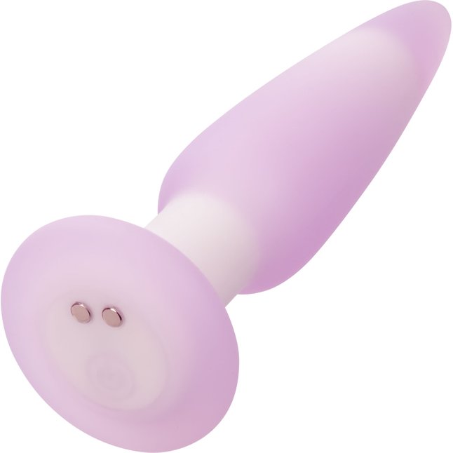 Сиреневая анальная пробка Slender Probe с вибрацией - 11,5 см - Lavender Haze. Фотография 3.