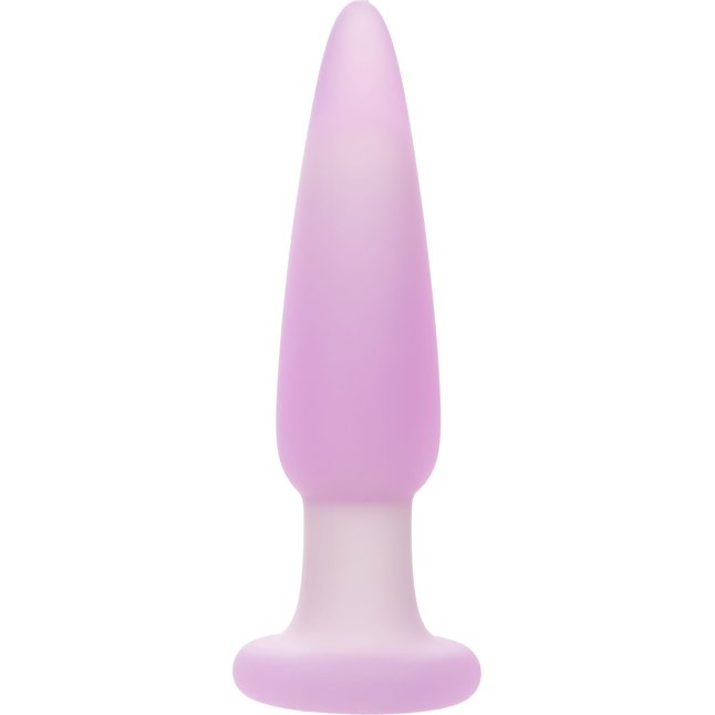 Сиреневая анальная пробка Slender Probe с вибрацией - 11,5 см - Lavender Haze