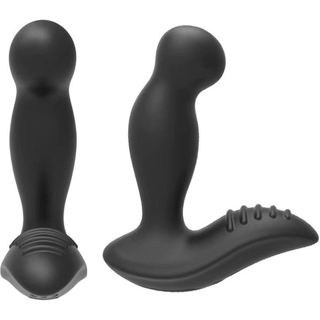 Черный вибромассажер простаты 3,5’’ P-spot Massager - 12,5 см. Фотография 3.