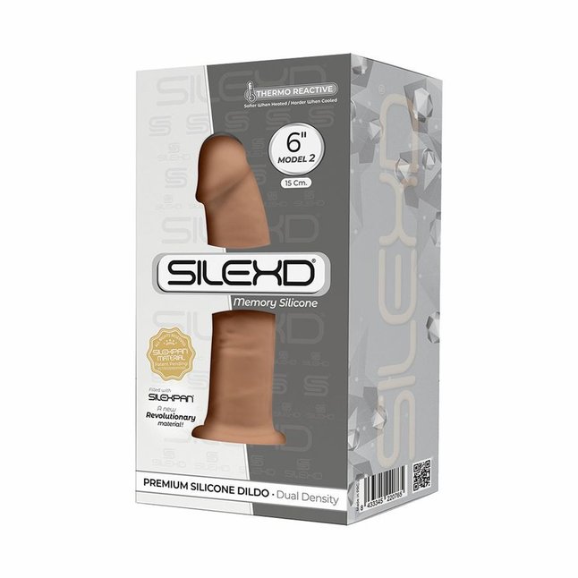 Карамельный фаллоимитатор Model 2 - 15 см - SILEXD. Фотография 2.