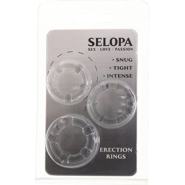 Набор из 3 эрекционных колец Erection Rings Set. Фотография 5.