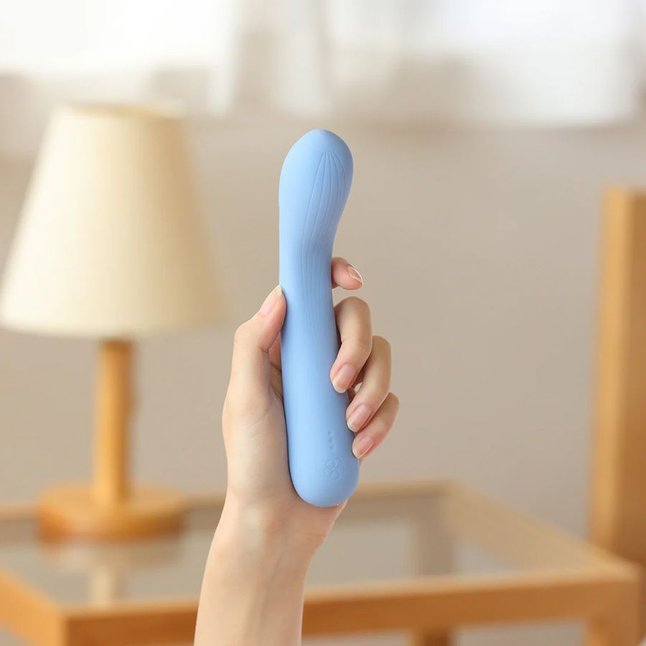 Голубой вибратор Iroha Mai Ruri - 17,4 см - IROHA Vibrators. Фотография 8.