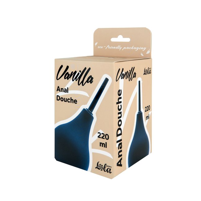 Черный анальный душ Anal Douche L - Vanilla. Фотография 2.