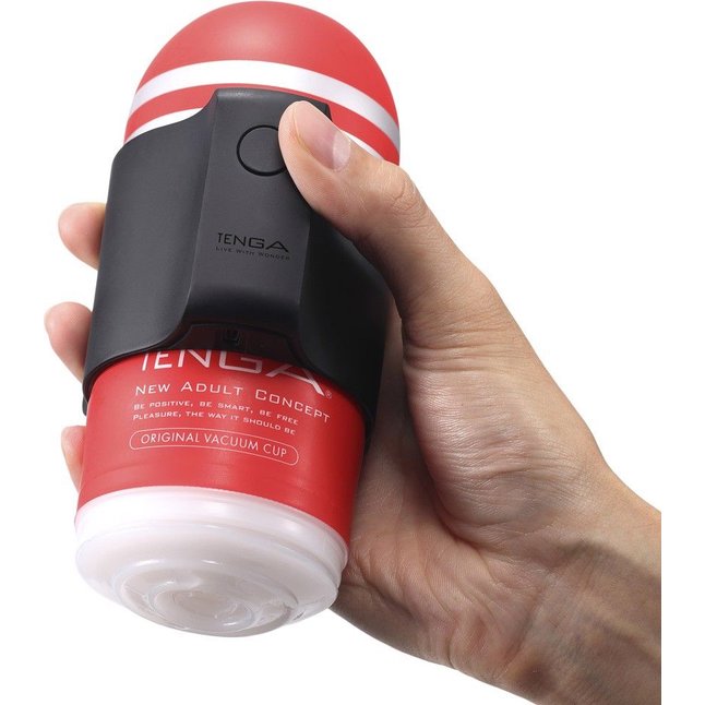 Набор Tenga Cup Vibrator 1st Set: вибратор Cup Vibrator, мастурбатор Original Vacuum Cup, мастурбатор Premium Original Vacuum Cup - CUP Series. Фотография 4.