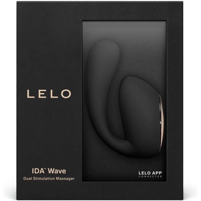 Черный вибратор с управлением через приложение Lelo Ida Wave. Фотография 2.