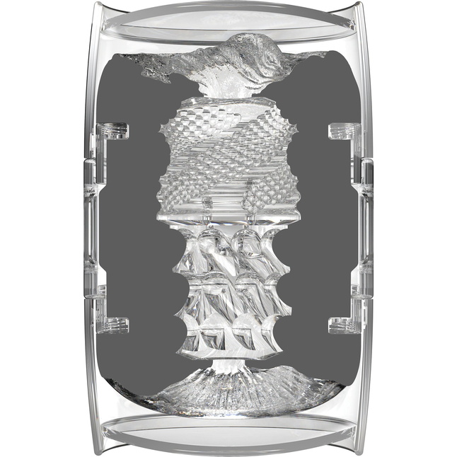 Прозрачный двусторонний мастурбатор Fleshlight Quickshot Mia Malkova. Фотография 3.