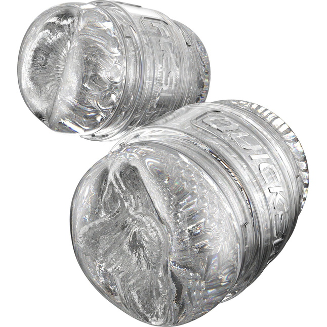 Прозрачный двусторонний мастурбатор Fleshlight Quickshot Mia Malkova. Фотография 6.