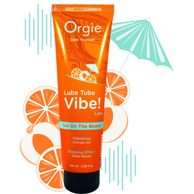 Гель с эффектом вибрации Lube Tube Vibe Low Sex On The Beach - 100 мл. Фотография 2.