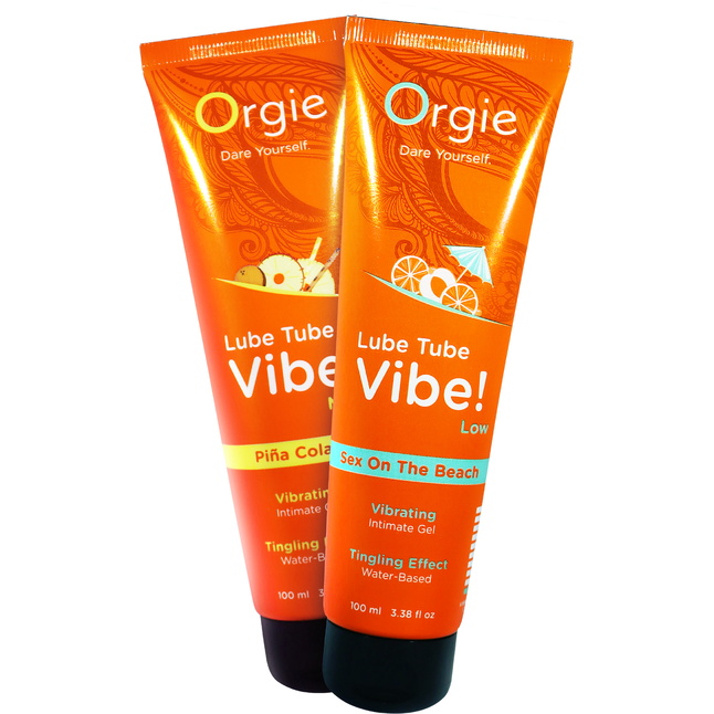 Гель с эффектом вибрации Lube Tube Vibe Low Sex On The Beach - 100 мл. Фотография 4.