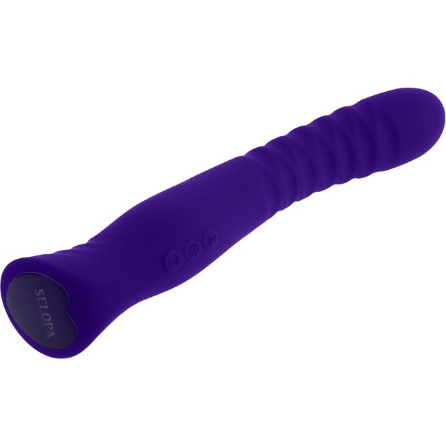 Фиолетовый вибростимулятор Trixxxie - 22,2 см. Фотография 4.