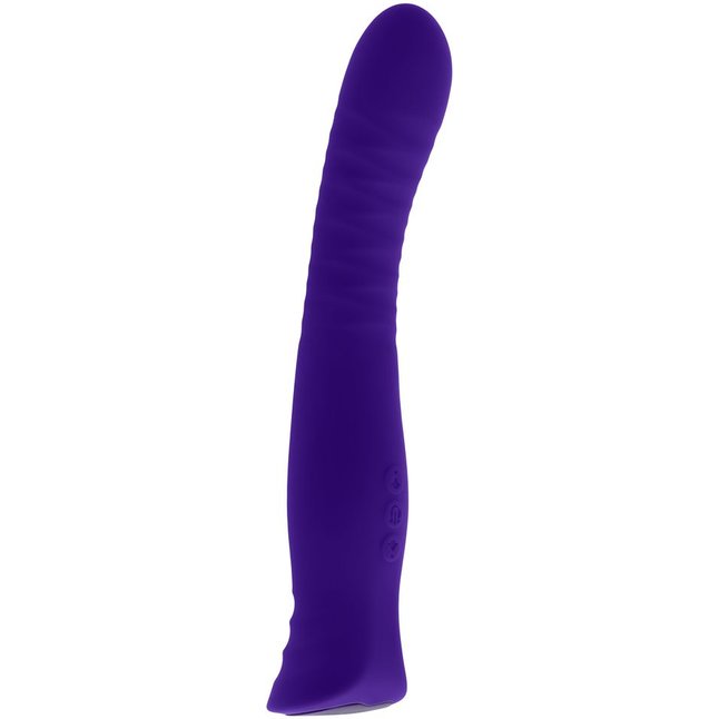 Фиолетовый вибростимулятор Trixxxie - 22,2 см
