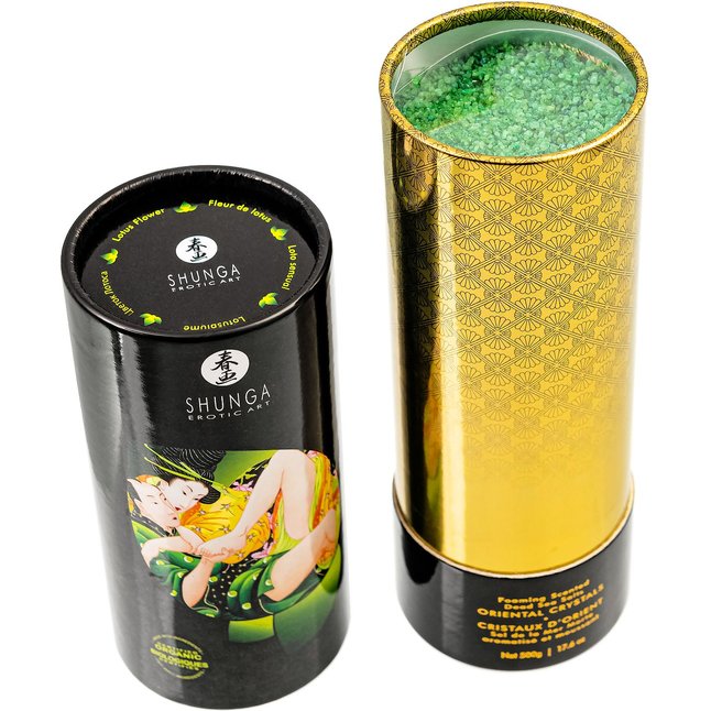 Соль Мёртвого моря для ванны Oriental Crystals «Цветок лотоса» - 500 гр. Фотография 4.