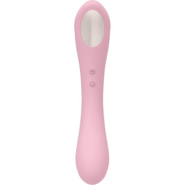 Нежно-розовый двусторонний стимулятор Daisy Massager - 20,2 см - Femintimate. Фотография 6.