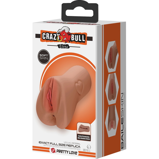 Мастурбатор-вагина Elena - Crazy Bull. Фотография 8.