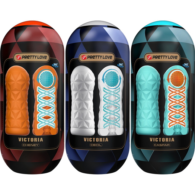 Набор из 15 мастурбаторов Victoria - Pretty Love. Фотография 2.