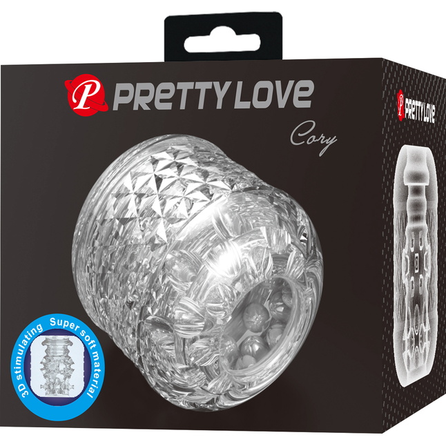Прозрачный мастурбатор Cory - Pretty Love. Фотография 8.
