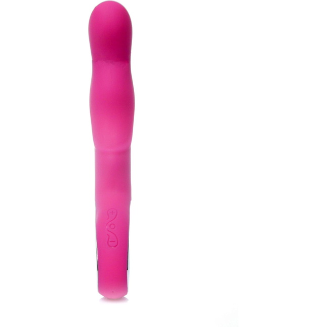 Розовый вибратор для массажа точки G - 20 см. Фотография 6.