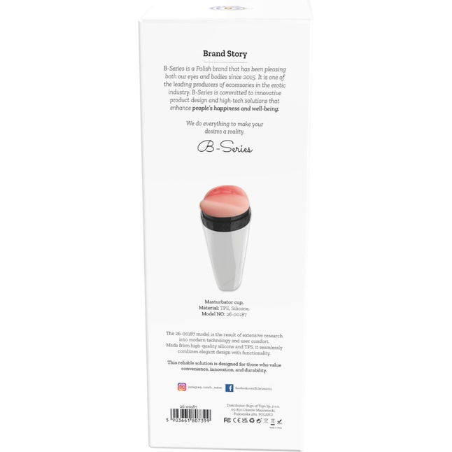 Мастурбатор-вагина с вибрацией в колбе Molly. Фотография 9.