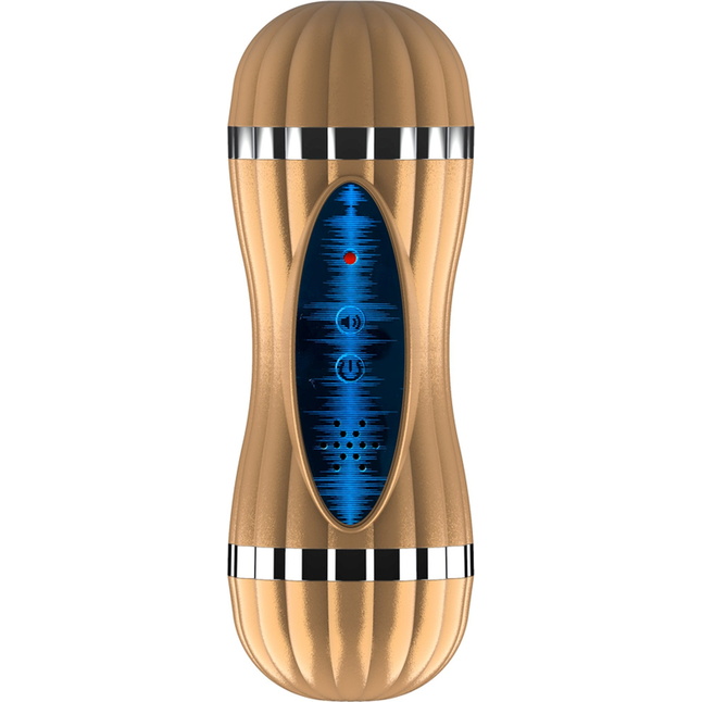 Мастурбатор-вагина с вибрацией в колбе Bevis. Фотография 6.