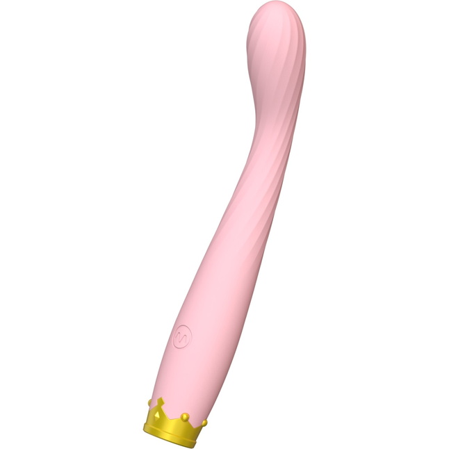 Розовый вибратор для точки G - 17,8 см. Фотография 4.