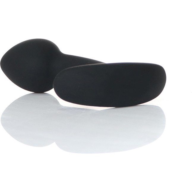 Черная анальная втулка Curved - 7,5 см. Фотография 6.