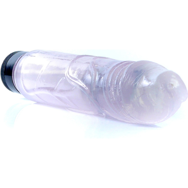 Прозрачный вибратор Juicy Jelly - 22 см. Фотография 5.