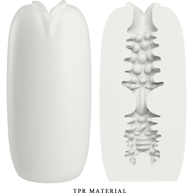 Белый мастурбатор-вагина Olga - Pretty Love. Фотография 4.