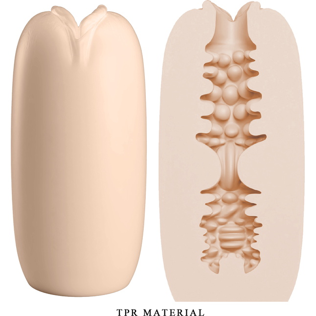 Телесный мастурбатор-вагина Olga - Pretty Love. Фотография 4.