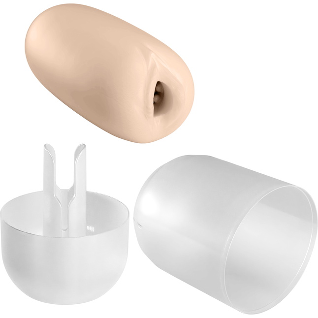 Телесный мастурбатор-вагина Olga - Pretty Love. Фотография 5.