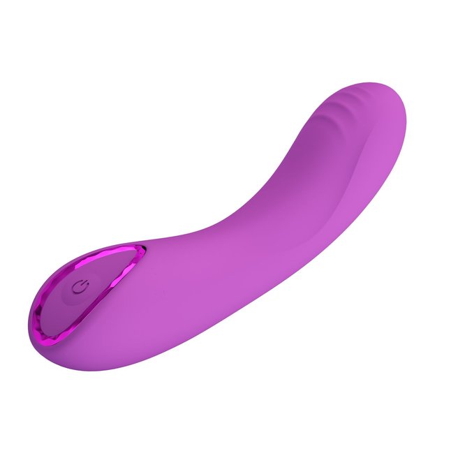Фиолетовый мини-вибратор DJ Dick - 12,7 см - Pretty Love. Фотография 5.