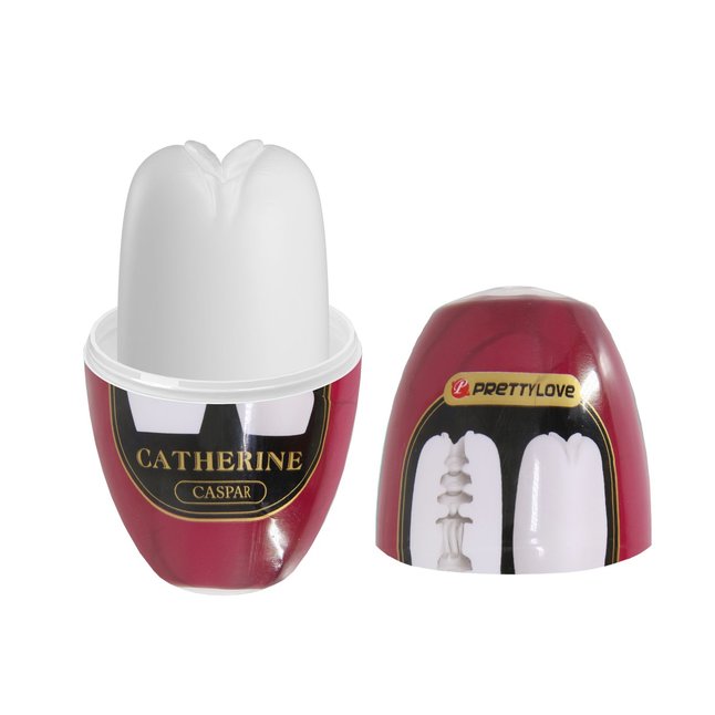 Белый мастурбатор-вагина Catherine - Pretty Love. Фотография 4.