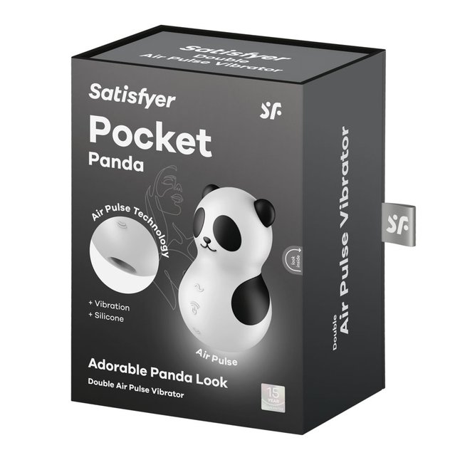 Вакуумный клиторальный массажер Pocket Panda. Фотография 2.