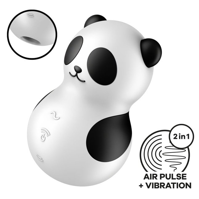 Вакуумный клиторальный массажер Pocket Panda. Фотография 3.
