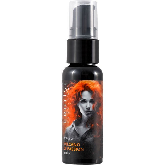 Гель с эффектом вибрации Volcano Of Passion со вкусом вишни - 25 мл
