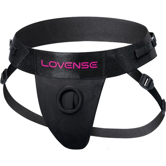 Черные универсальные трусики Lovense из спандекса. Фотография 2.