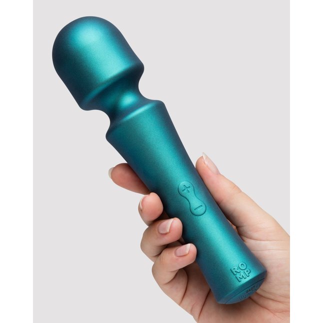 Зеленый wand-вибратор Romp Presto - 20 см. Фотография 6.
