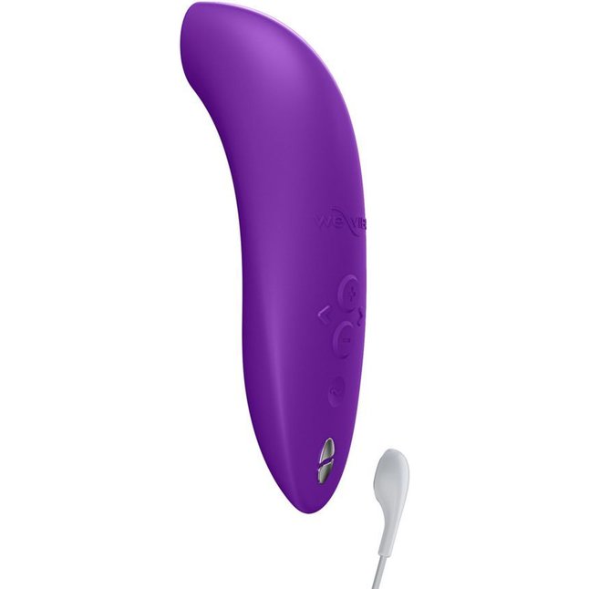 Фиолетовый бесконтактный клиторальный стимулятор We-Vibe Melt 2. Фотография 3.