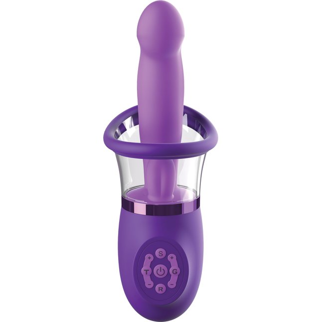 Фиолетовая помпа-вибратор Ultimate Pleasure Pro Plus - Fantasy For Her. Фотография 2.