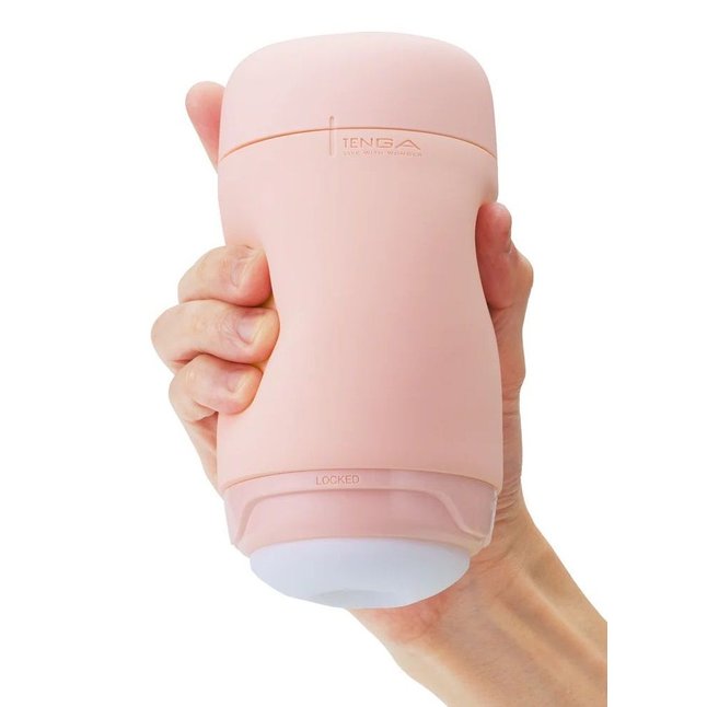Розовый мастурбатор Tenga Puffy - Tenga Puffy. Фотография 4.