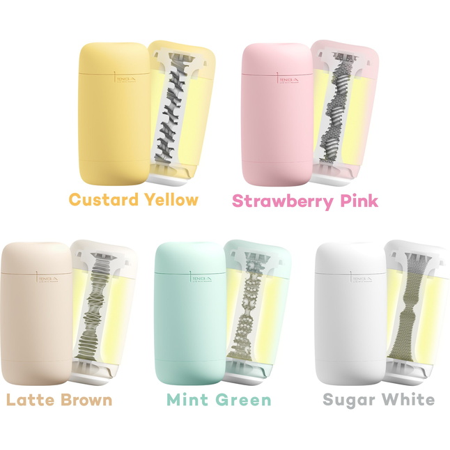 Розовый мастурбатор Tenga Puffy - Tenga Puffy. Фотография 5.