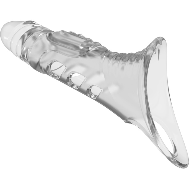 Прозрачная насадка на пенис - 22 см - Pretty Love. Фотография 8.