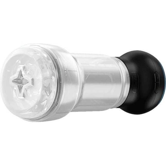 Набор PowerBlow Feel Pocket Stroker Crystal: мастурбатор и интерактивная насадка