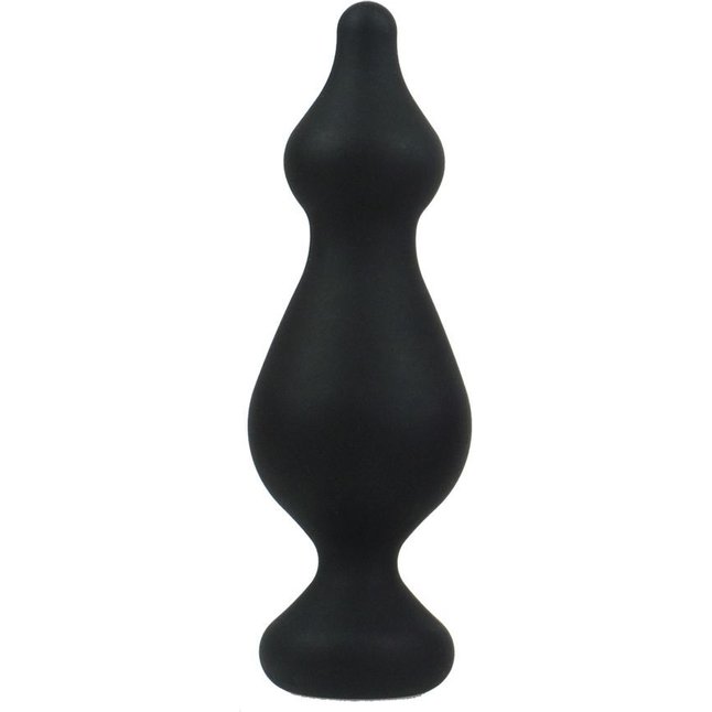 Черная анальная втулка Amuse L - 13,8 см