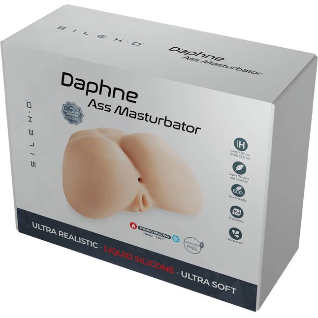 Телесный мастурбатор-полуторс Daphne - SILEXD. Фотография 4.