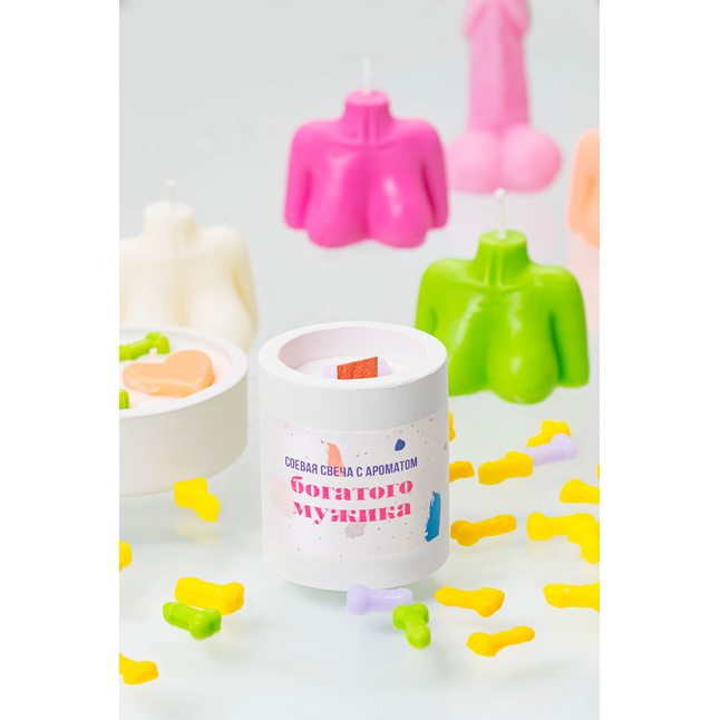 Ароматическая свеча «Богатый мужик». Фотография 5.