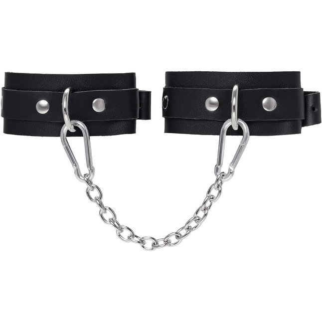 Черные мини-оковы со скруглёнными углами. Фотография 2.